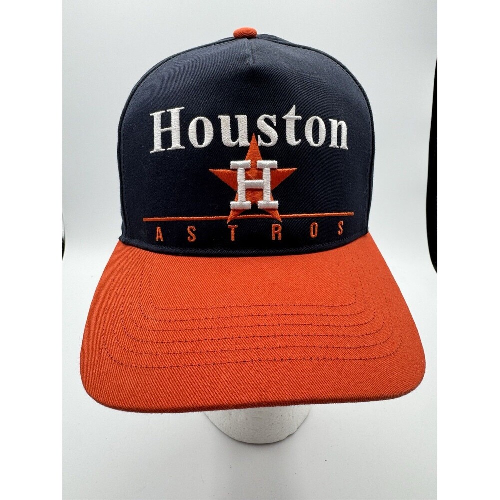 Houston Astros 47 Brand Super Hitch Snapback Hat Navy Orange Cooperstown
